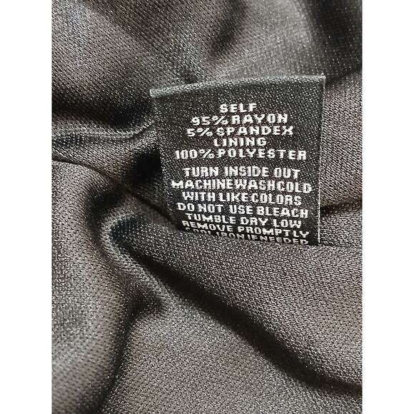 NY & Company Maxi Slit Skirt Plus Sz XXL Exotic Mediterranean Tiger Coquette - Picture 15 of 16